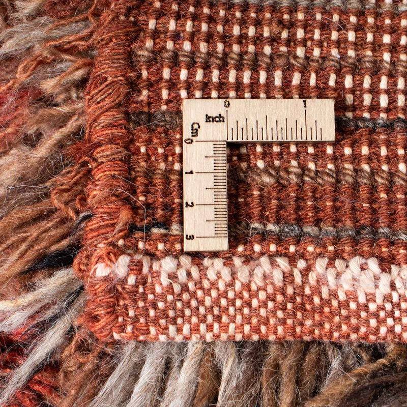 Dywan o wysokim runie - 300 x 206 cm - wielokolorowy