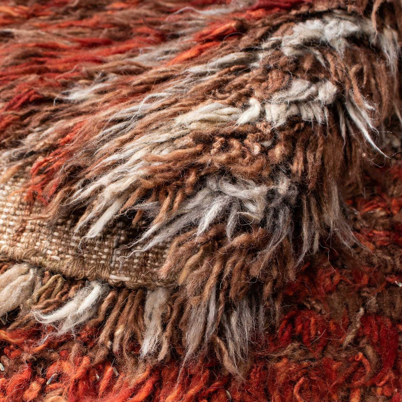 Dywan o wysokim runie - 289 x 199 cm - wielokolorowy