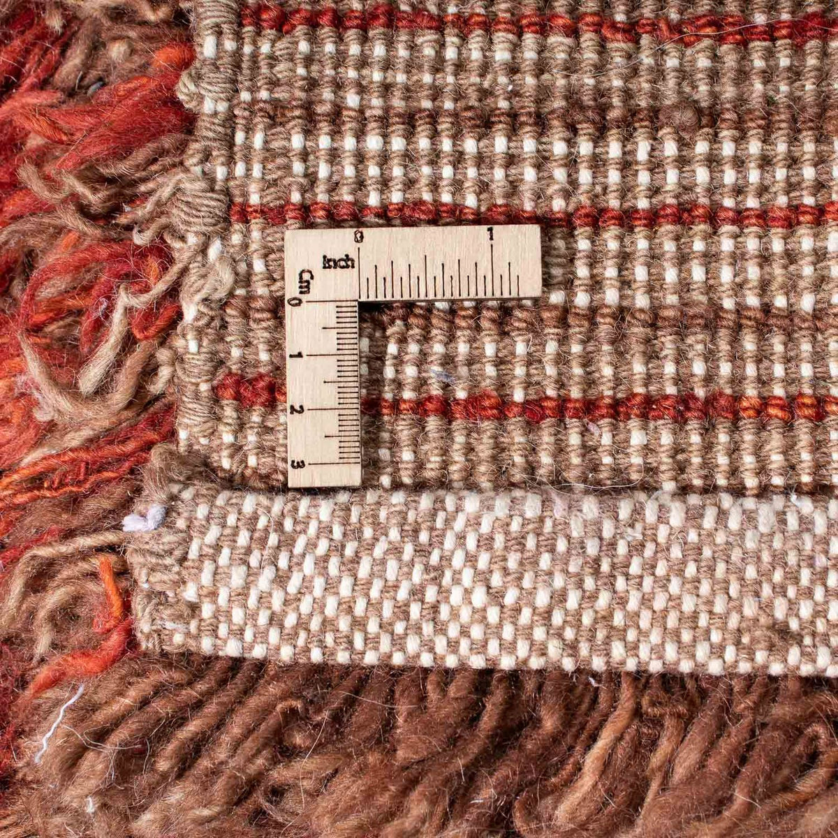 Dywan o wysokim runie - 289 x 199 cm - wielokolorowy