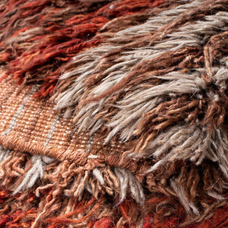 Dywan o wysokim runie - 287 x 203 cm - wielokolorowy