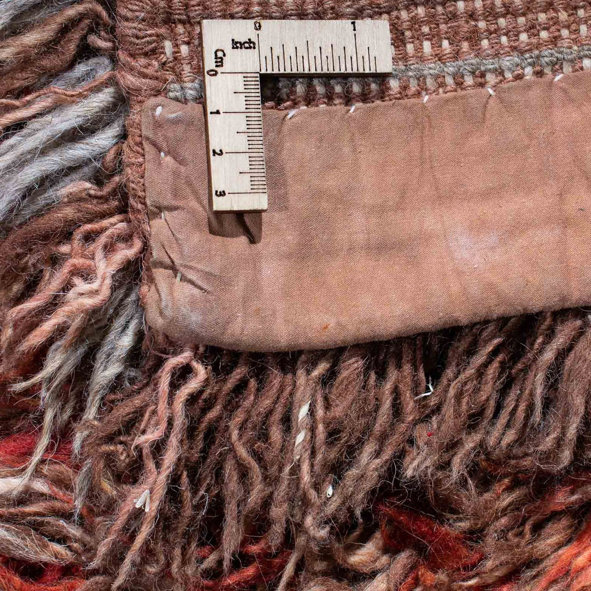 Dywan o wysokim runie - 287 x 203 cm - wielokolorowy