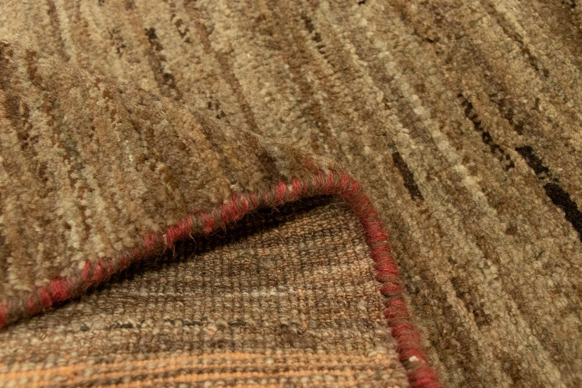 Dywan Gabbeh - Indus - 113 x 78 cm - ciemnobrązowy