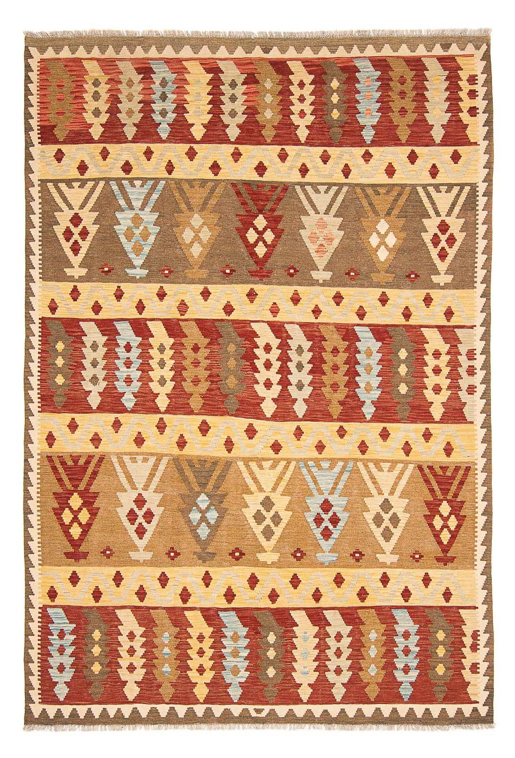 Dywan Kelim - Splash - 294 x 199 cm - wielokolorowy