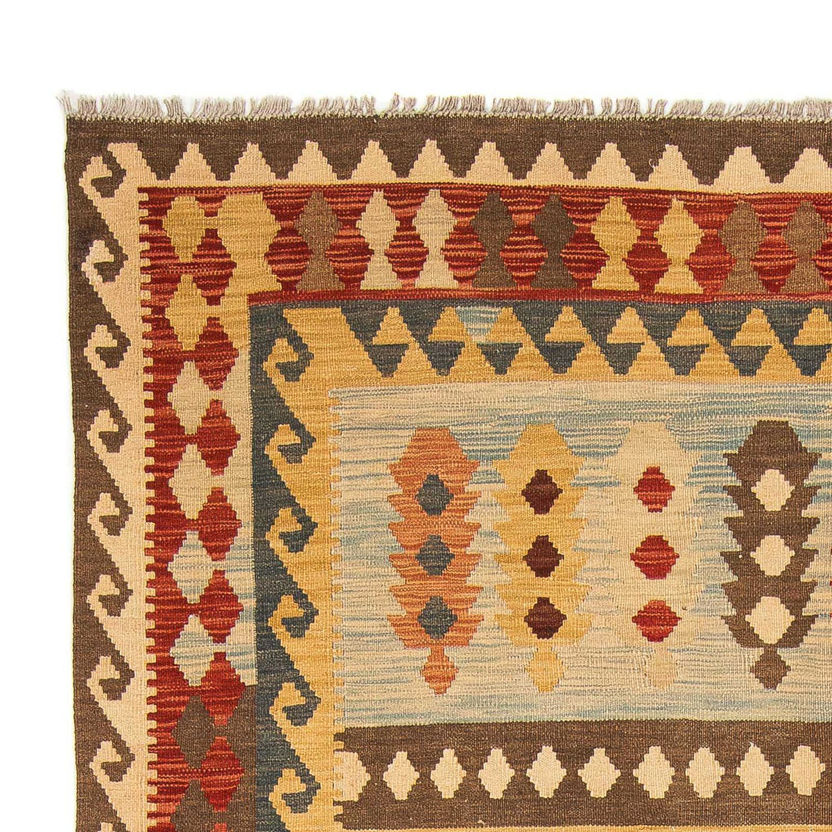 Dywan Kelim - Splash - 299 x 201 cm - wielokolorowy