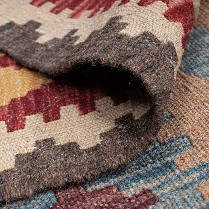 Dywan Kelim - Orientalny - 199 x 148 cm - wielokolorowy