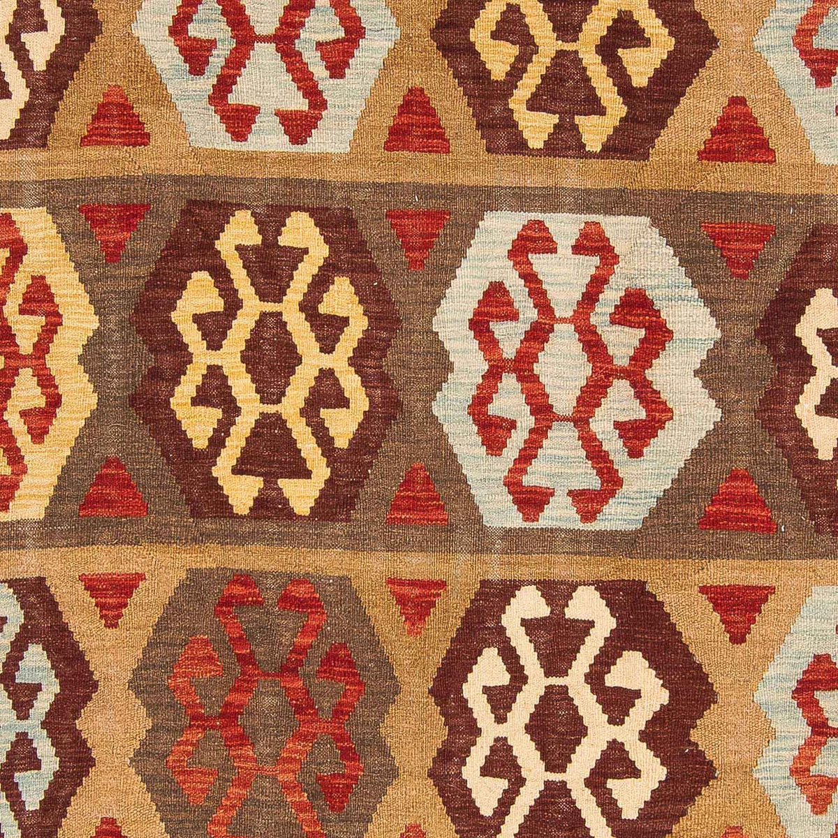 Dywan Kelim - Splash - 298 x 199 cm - wielokolorowy