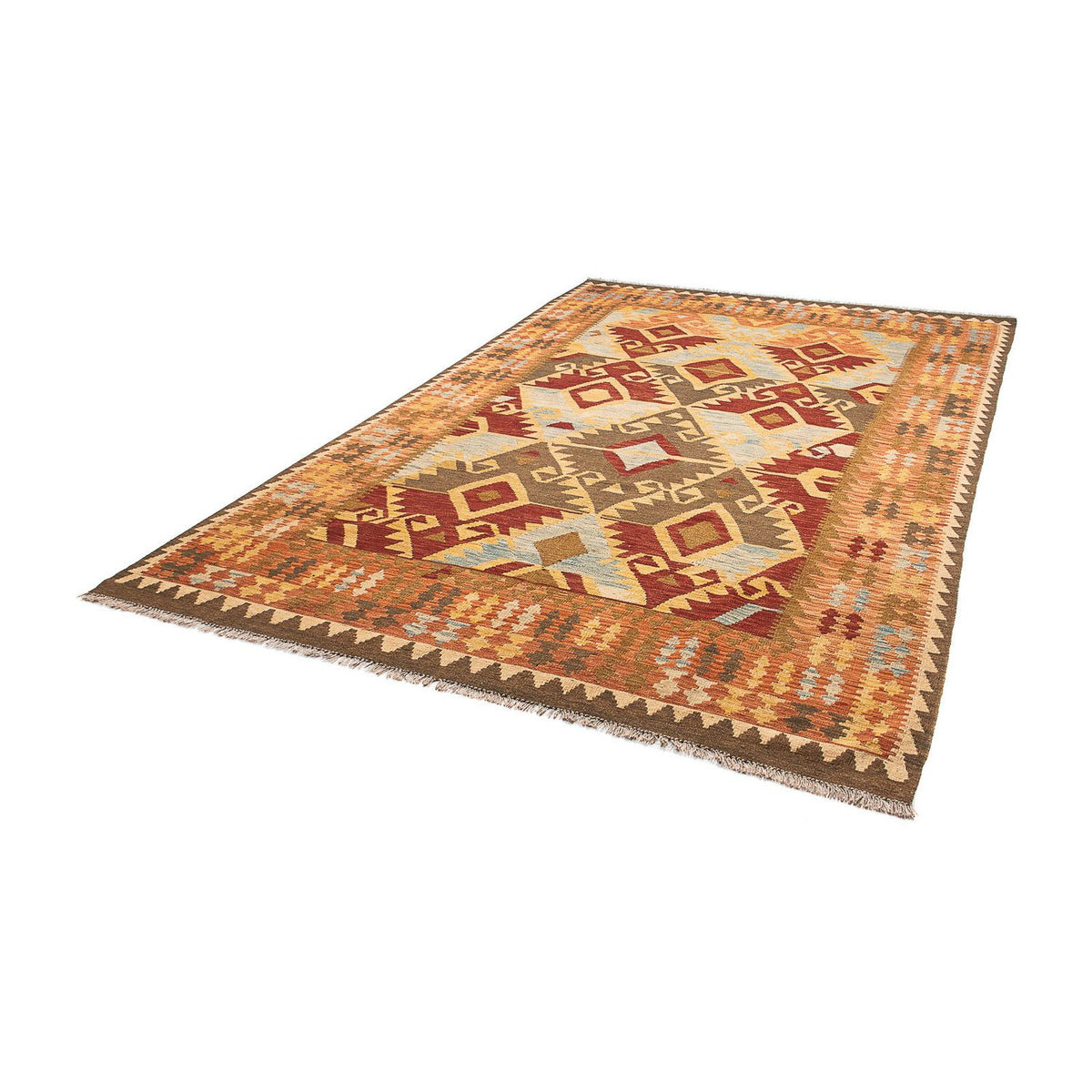 Dywan Kelim - Splash - 305 x 199 cm - wielokolorowy