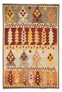 Dywan Kelim - Splash - 295 x 194 cm - wielokolorowy