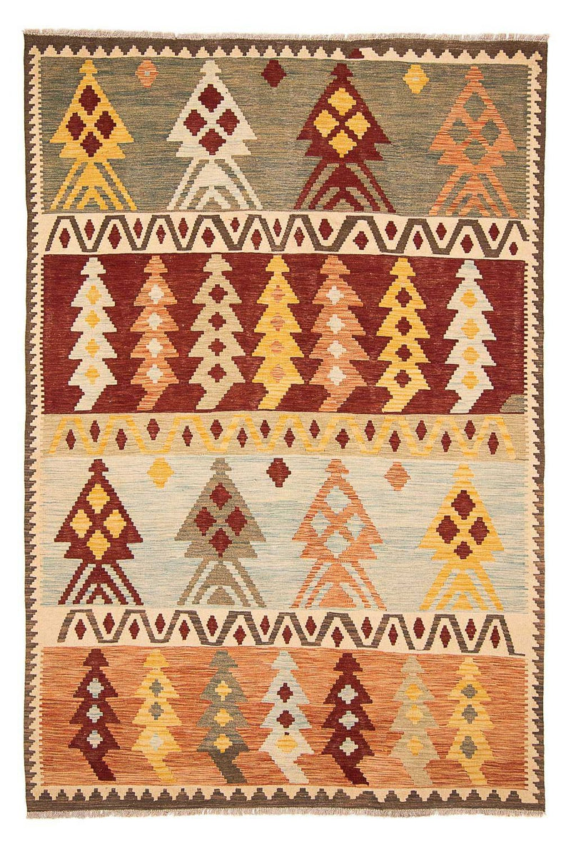 Dywan Kelim - Splash - 295 x 194 cm - wielokolorowy