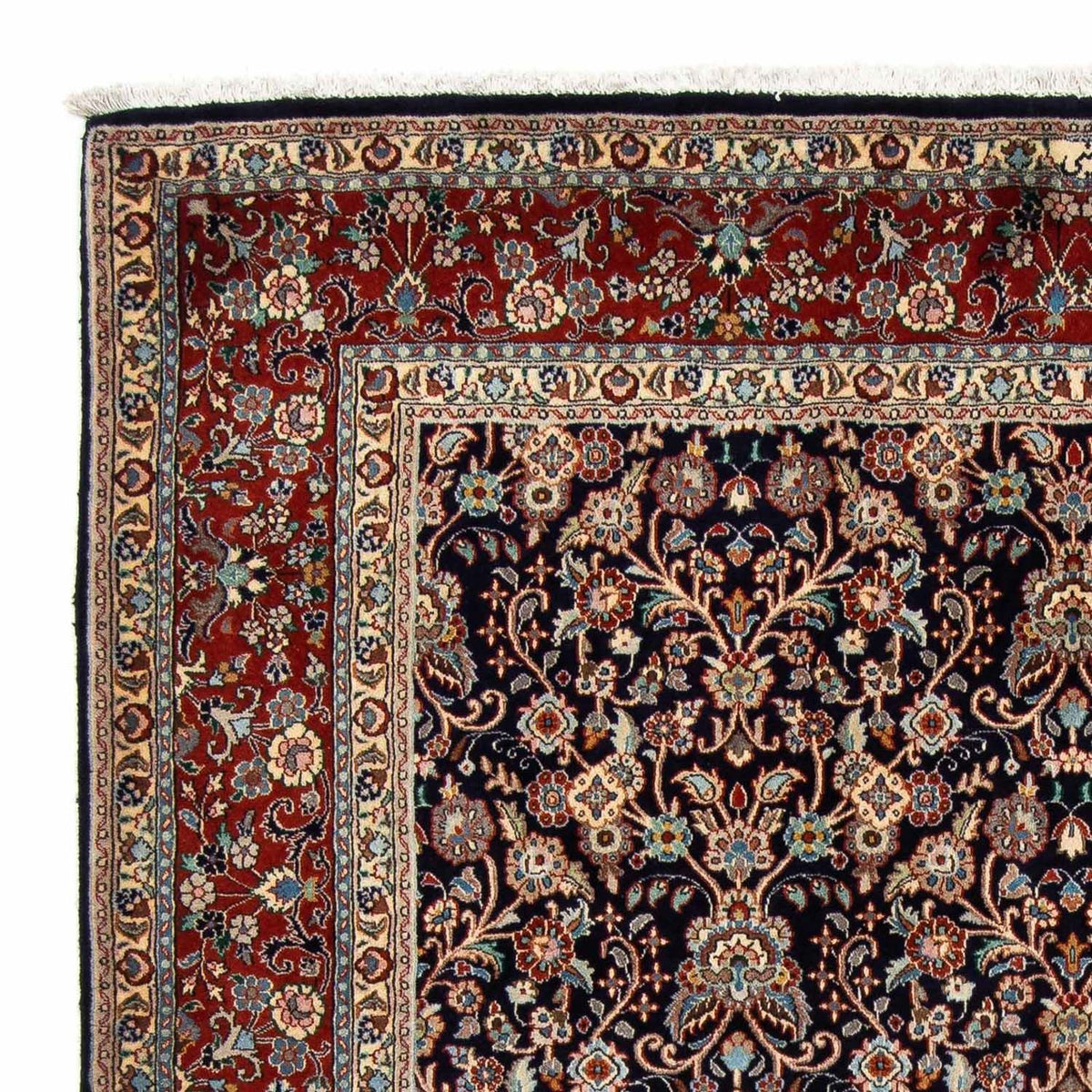 Dywan perski - Klasyczny - 209 x 178 cm - ciemnoniebieski