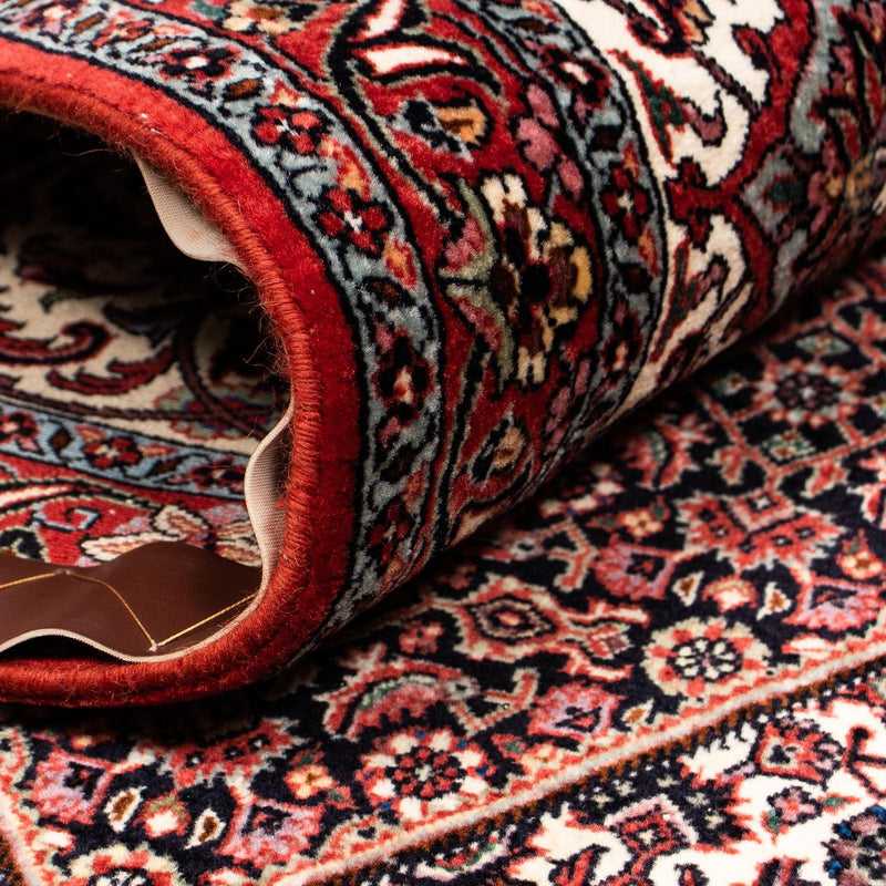 Dywan perski - Bijar - 397 x 296 cm - ciemna czerwień