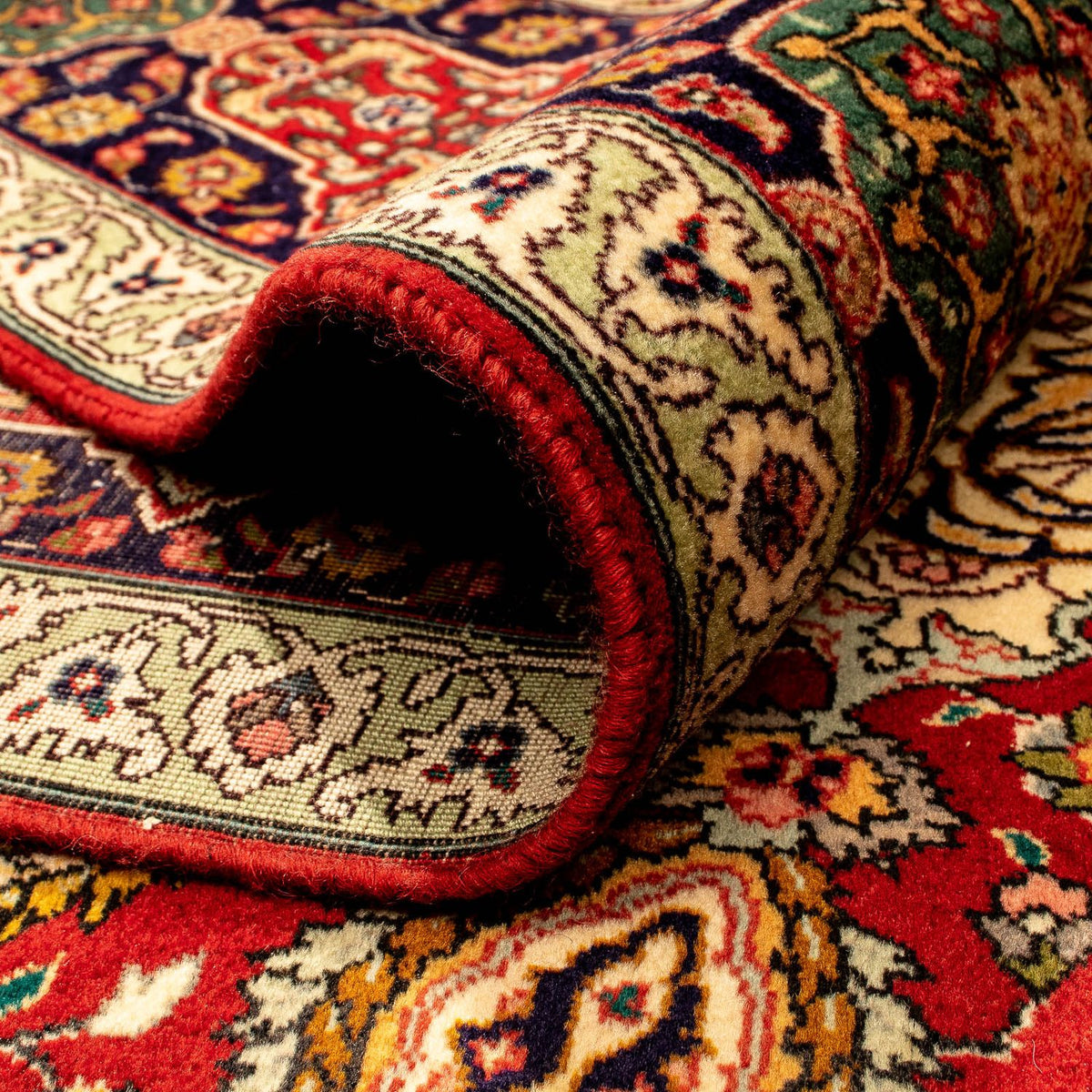 Dywan perski - Tabriz - 350 x 250 cm - ciemna czerwień