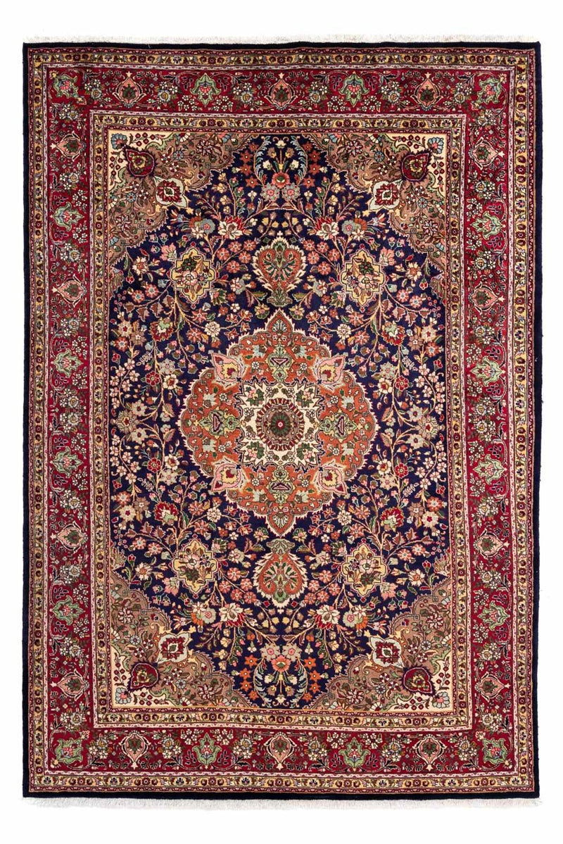 Dywan perski - Tabriz - 310 x 205 cm - ciemnoniebieski
