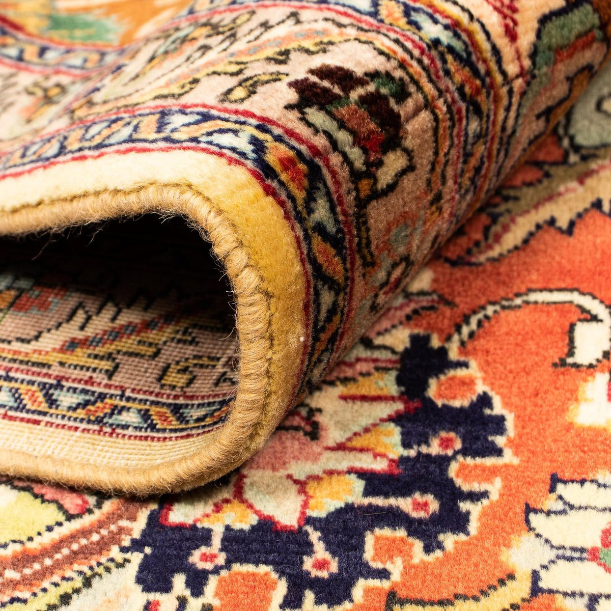 Dywan perski - Tabriz - Królewski - 373 x 296 cm - wielokolorowy