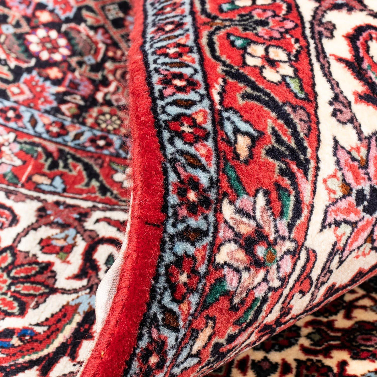 Dywan perski - Bijar - 351 x 254 cm - jasna czerwień