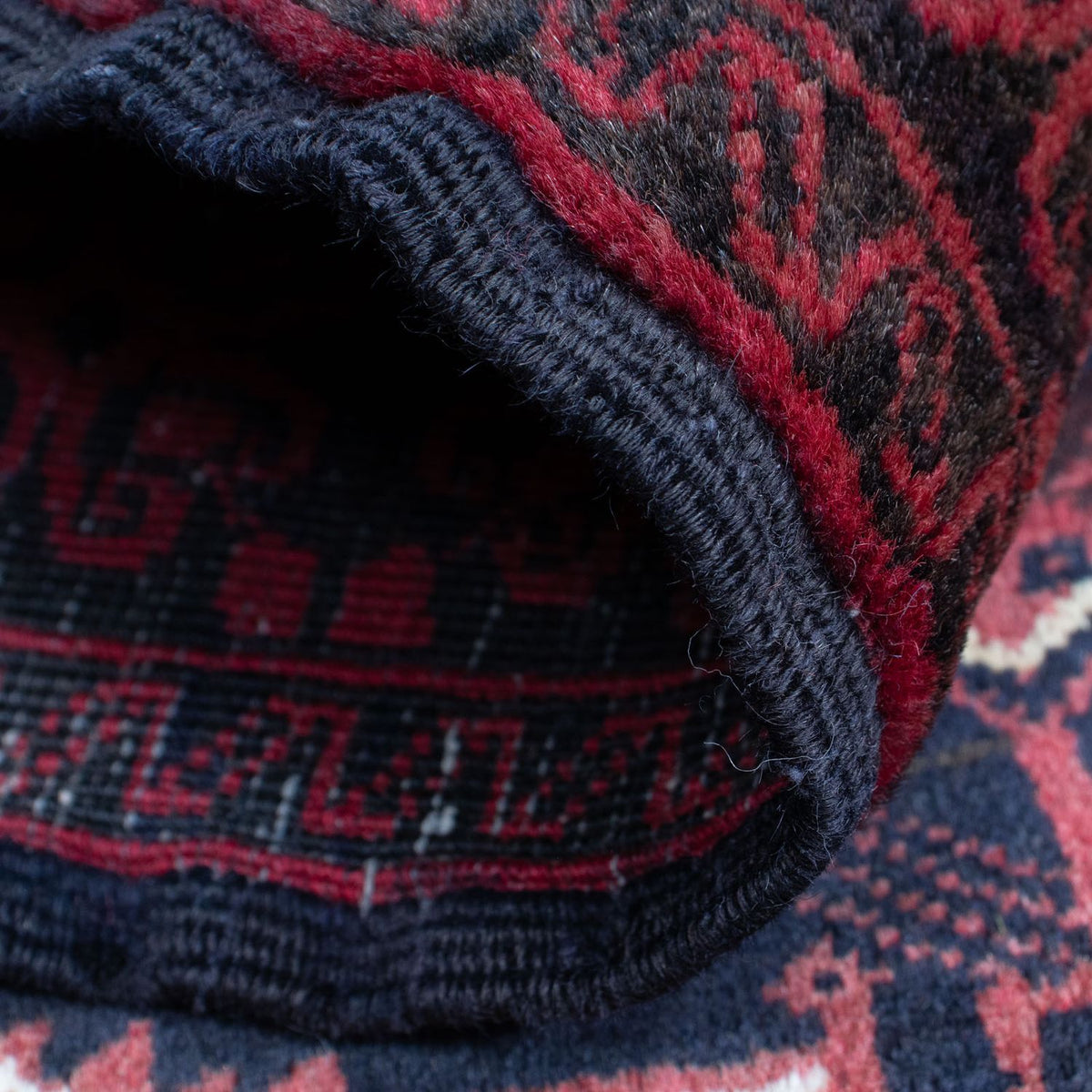 Dywan beludżycki - 157 x 87 cm - ciemna czerwień