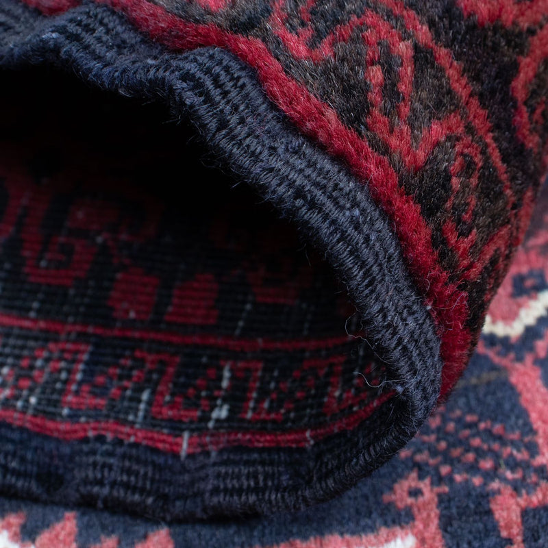 Dywan beludżycki - 157 x 87 cm - ciemna czerwień