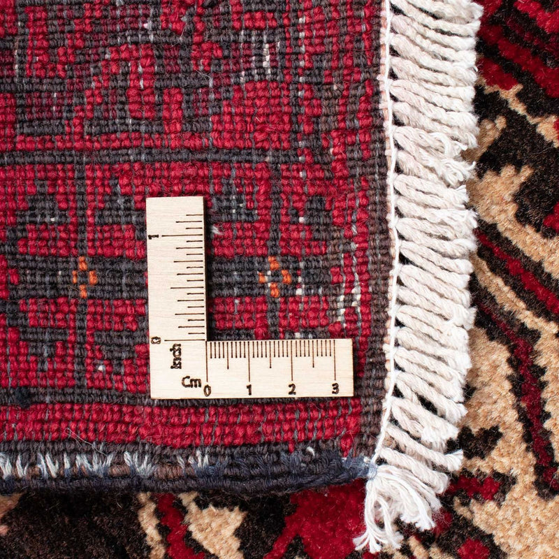 Dywan beludżycki - 136 x 91 cm - ciemna czerwień