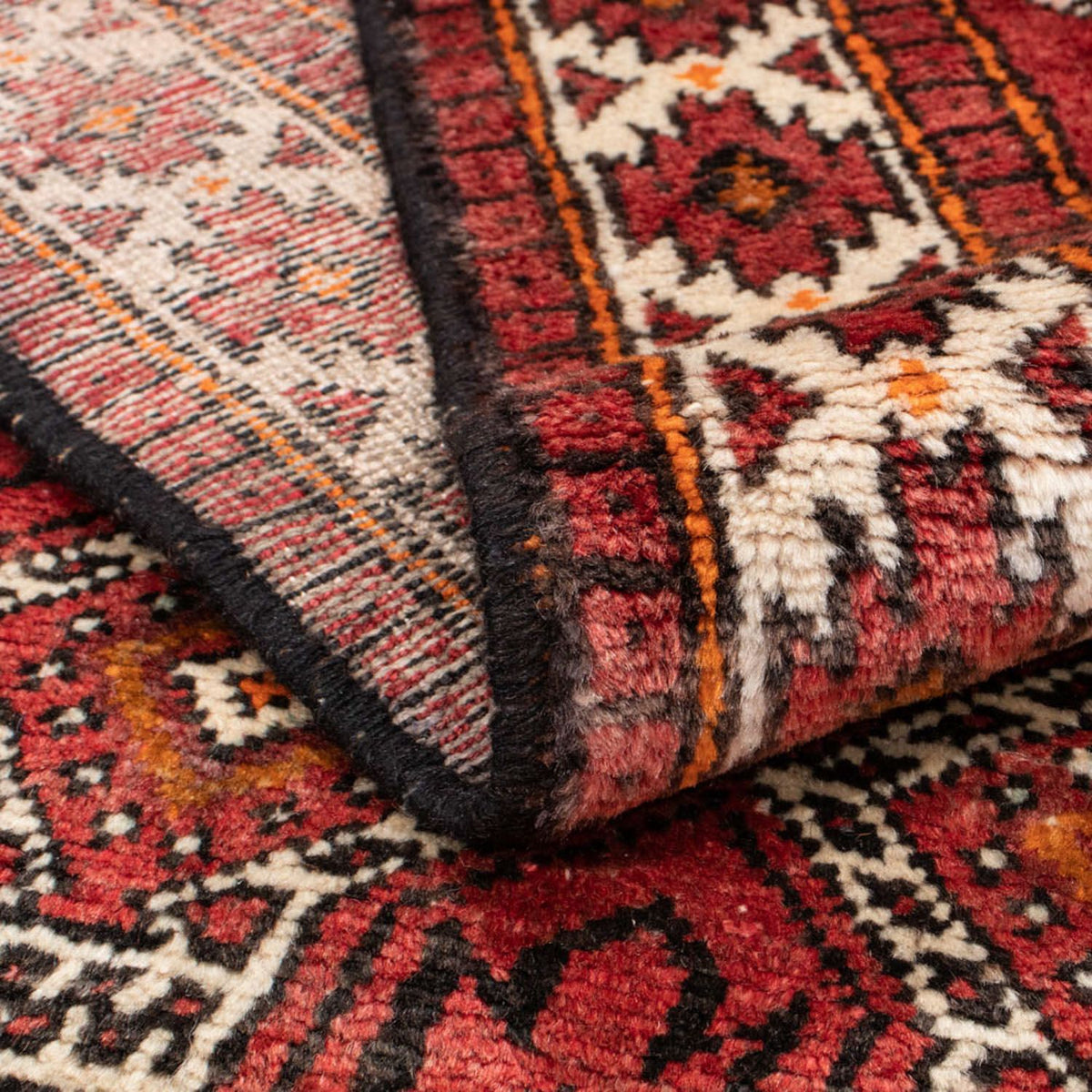 Dywan beludżycki - 223 x 131 cm - czerwony