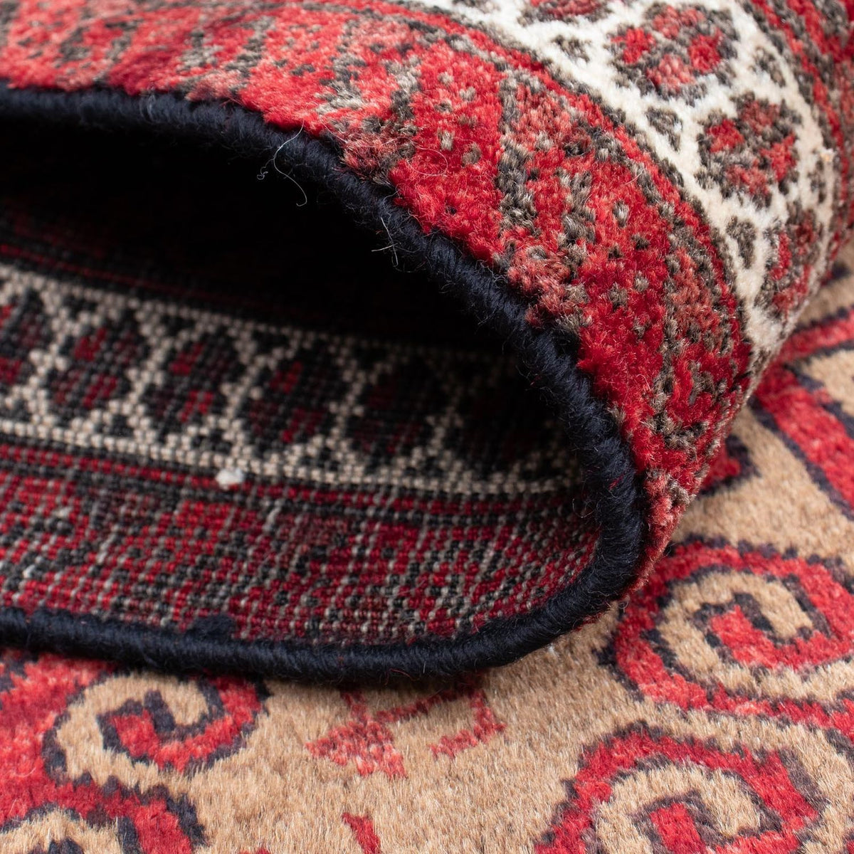 Dywan beludżycki - 140 x 76 cm - czerwony