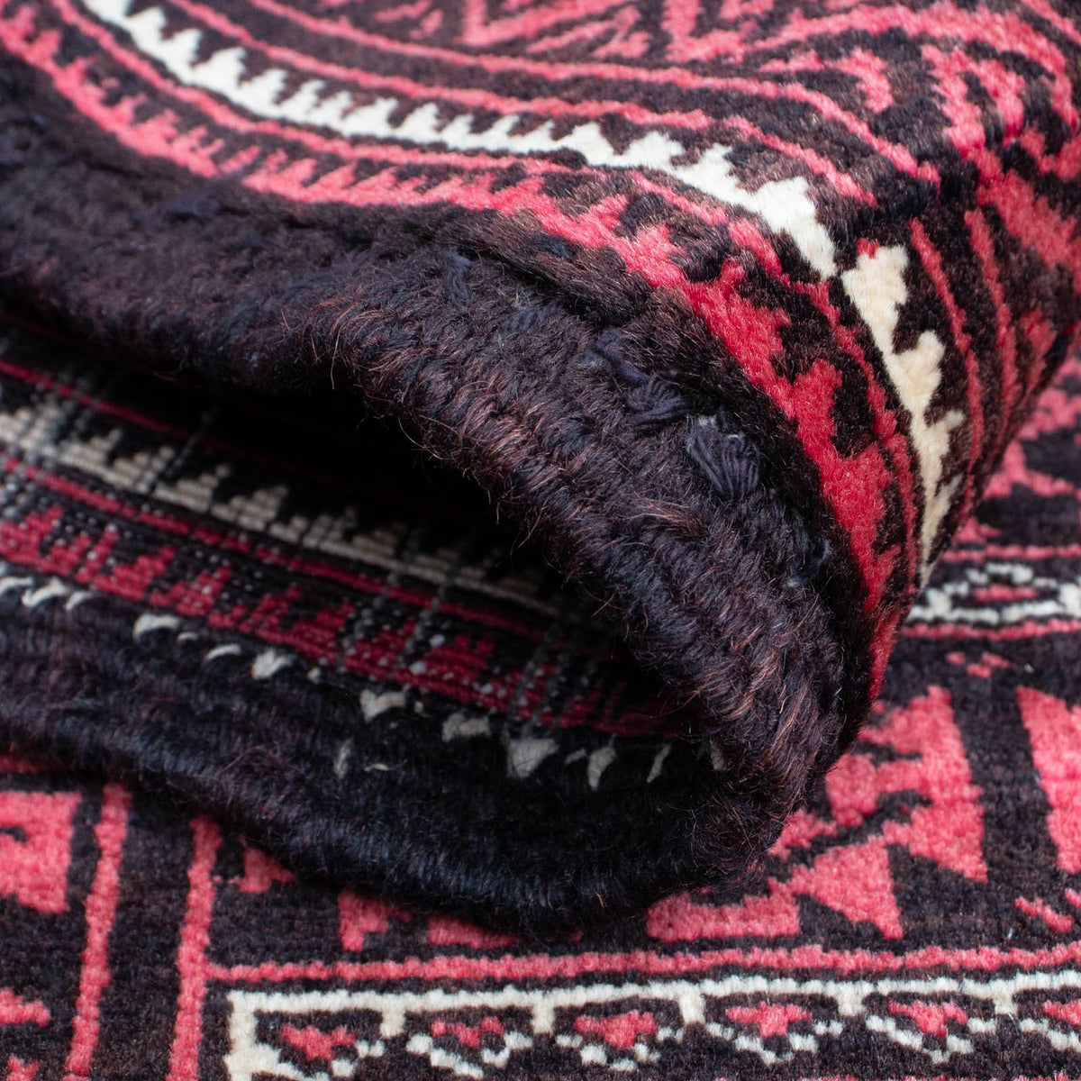 Dywan beludżycki - 158 x 103 cm - ciemna czerwień