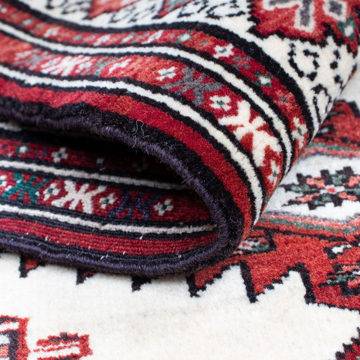 Dywan beludżycki - 128 x 91 cm - beżowy