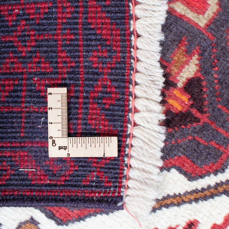 Dywan beludżycki - 156 x 87 cm - ciemna czerwień