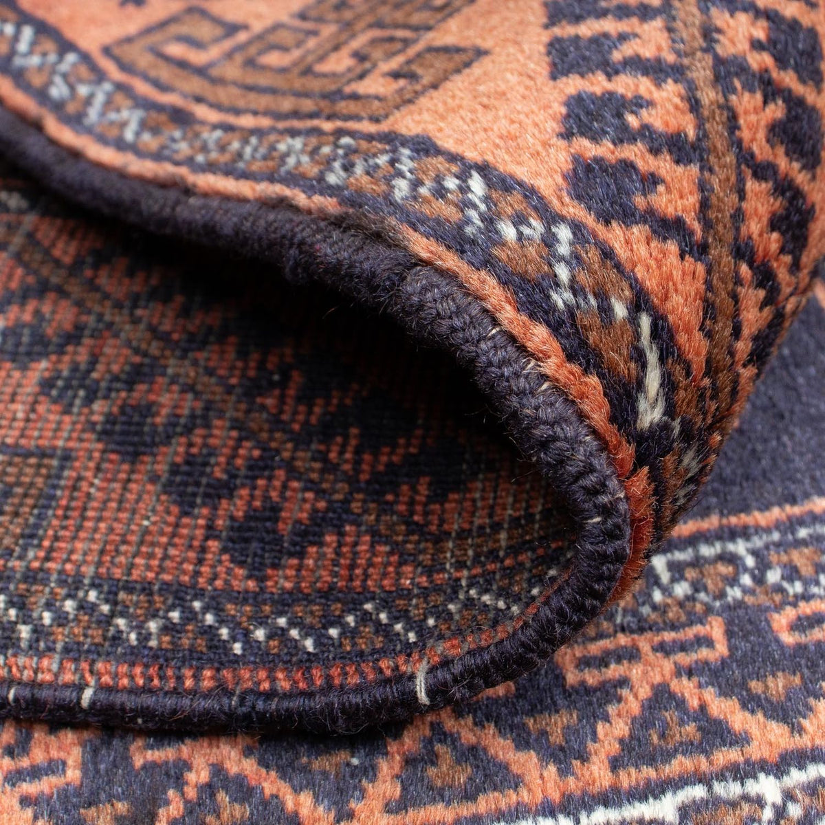 Dywan beludżycki - 153 x 89 cm - ciemnoniebieski