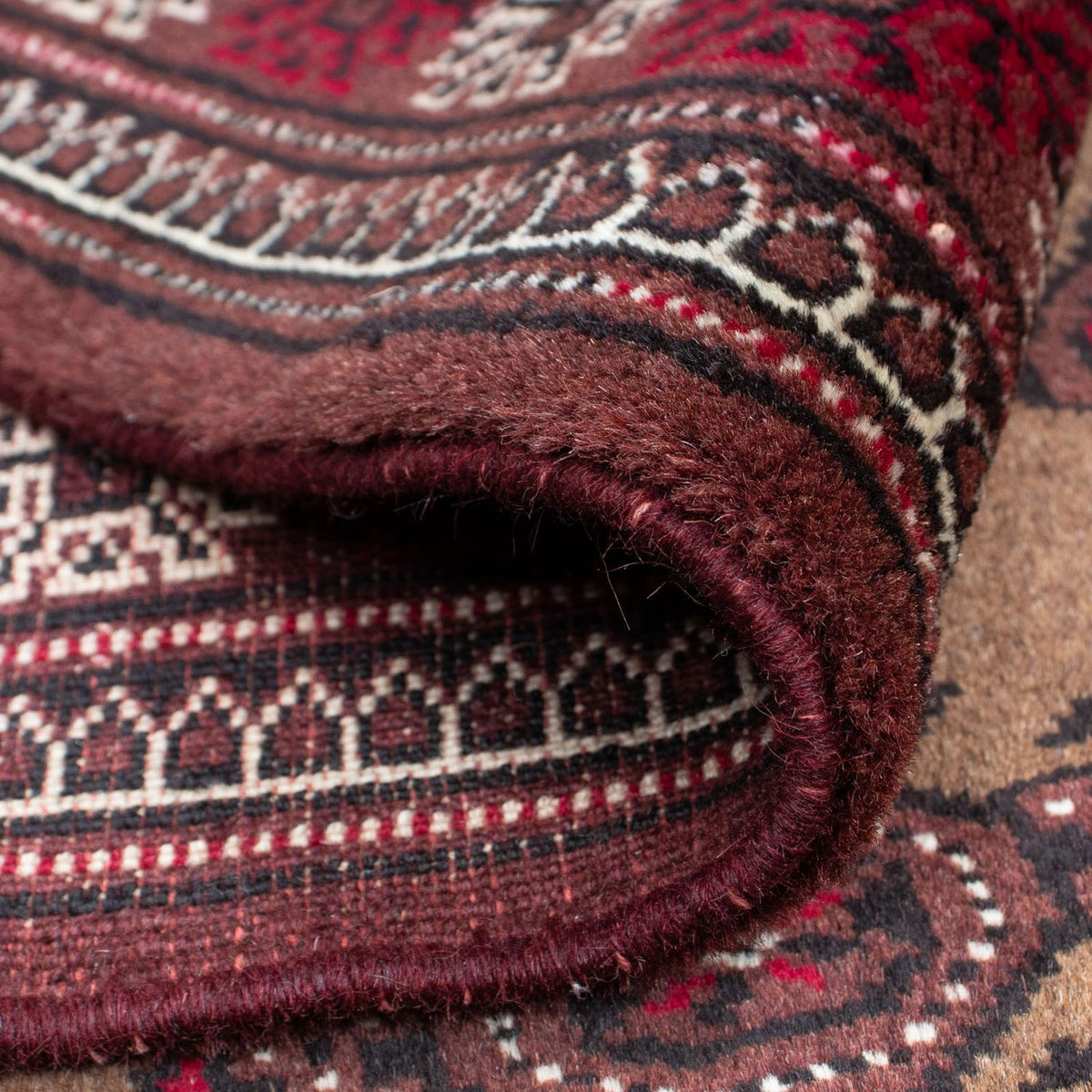 Dywan beludżycki - 151 x 102 cm - brązowy