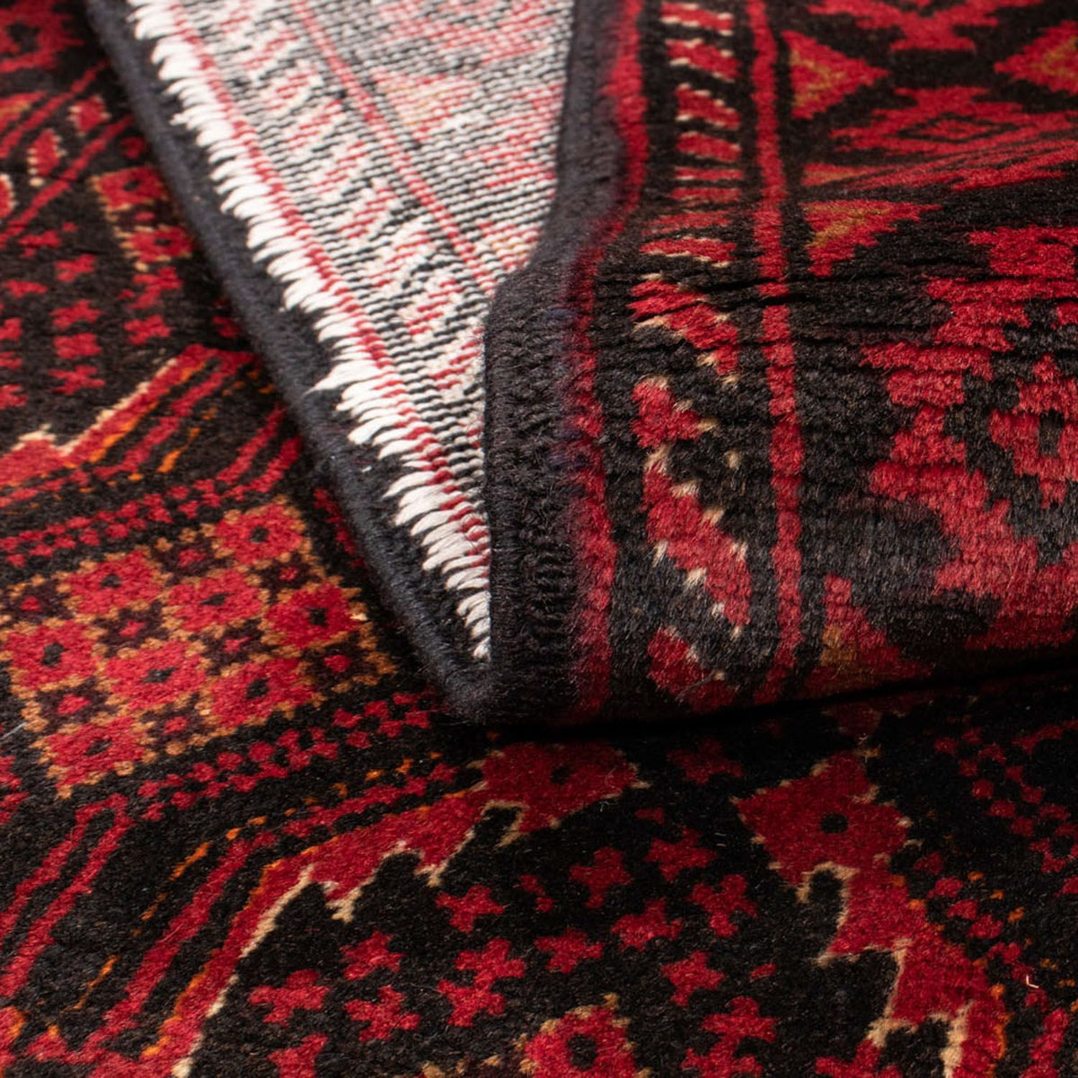 Biegacz Dywan beludżycki - 187 x 99 cm - czerwony