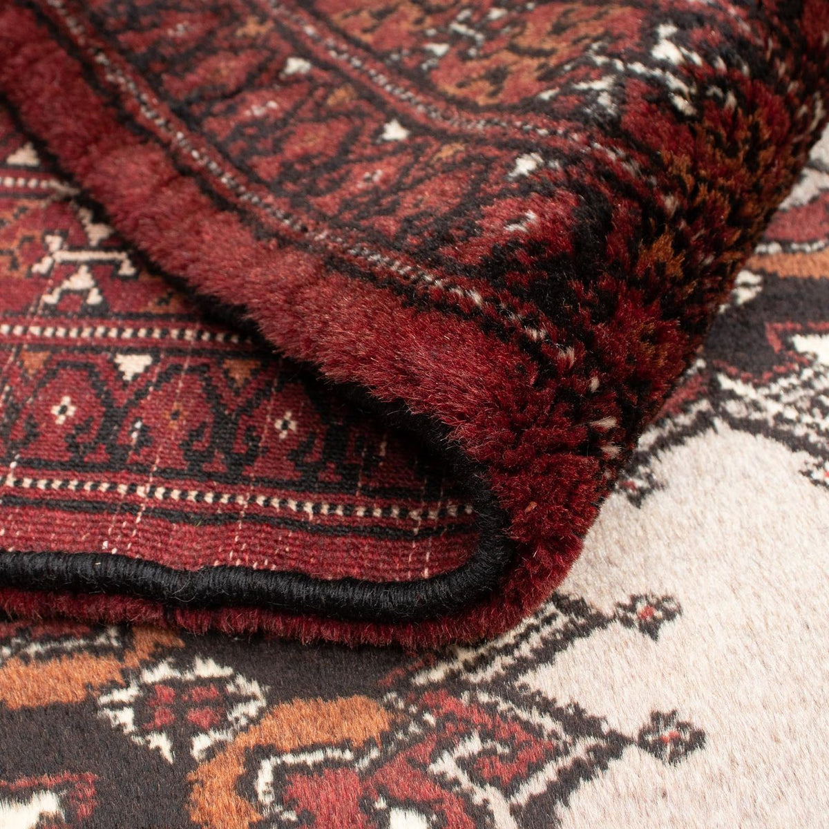 Dywan beludżycki - 154 x 112 cm - szary