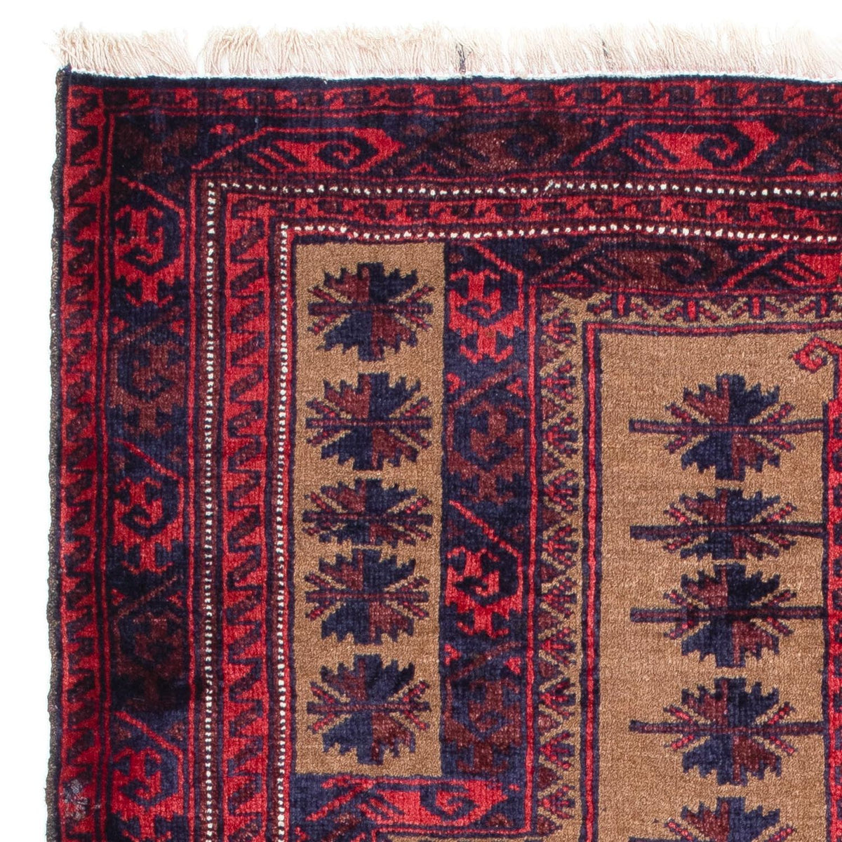 Dywan beludżycki - 147 x 89 cm - brązowy