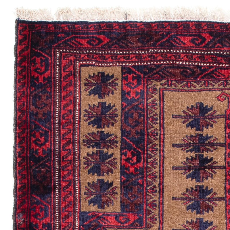 Dywan beludżycki - 147 x 89 cm - brązowy