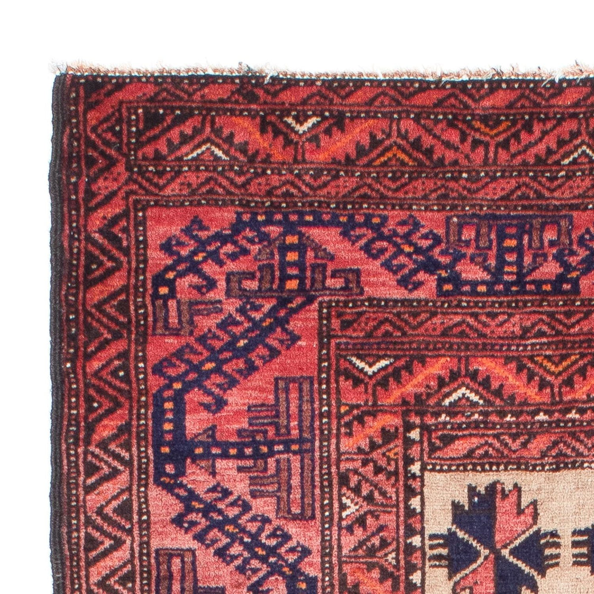 Dywan beludżycki - 158 x 82 cm - jasna czerwień