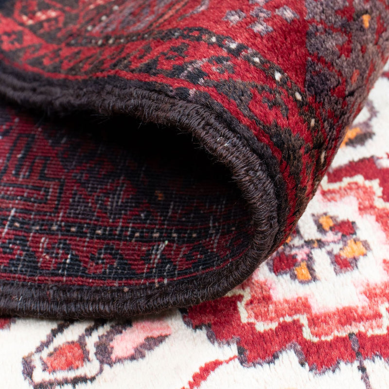 Dywan beludżycki - 155 x 92 cm - ciemna czerwień