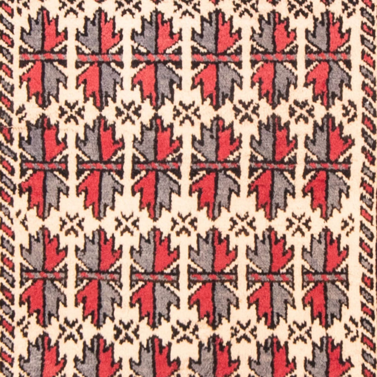 Dywan beludżycki - 207 x 116 cm - czerwony