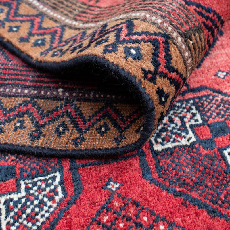 Dywan beludżycki - 163 x 91 cm - czerwony