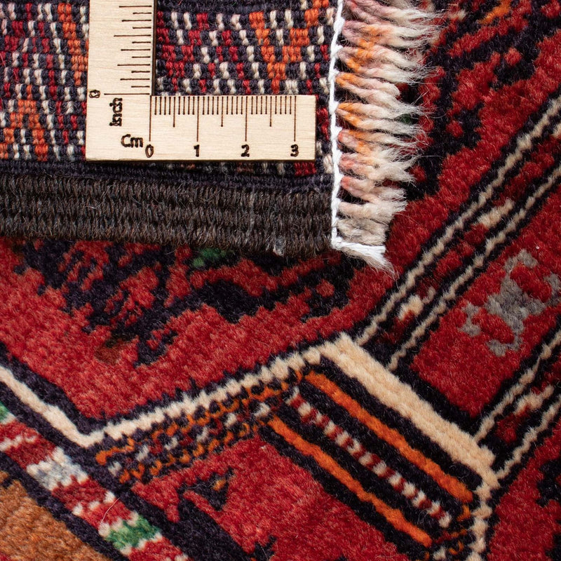 Dywan beludżycki - 134 x 94 cm - ciemna czerwień