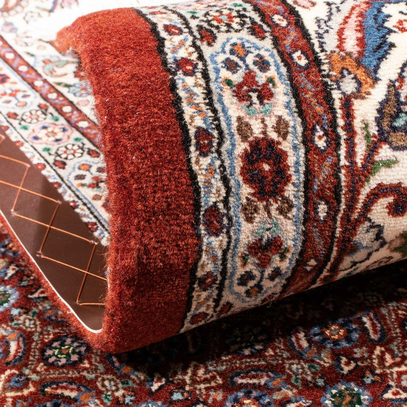 Dywan perski - Klasyczny kwadratowy  - 197 x 196 cm - ciemna czerwień