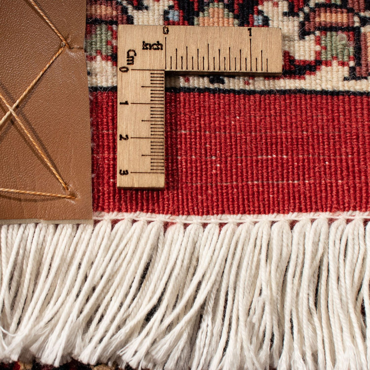 Dywan perski - Bijar - 295 x 203 cm - ciemna czerwień