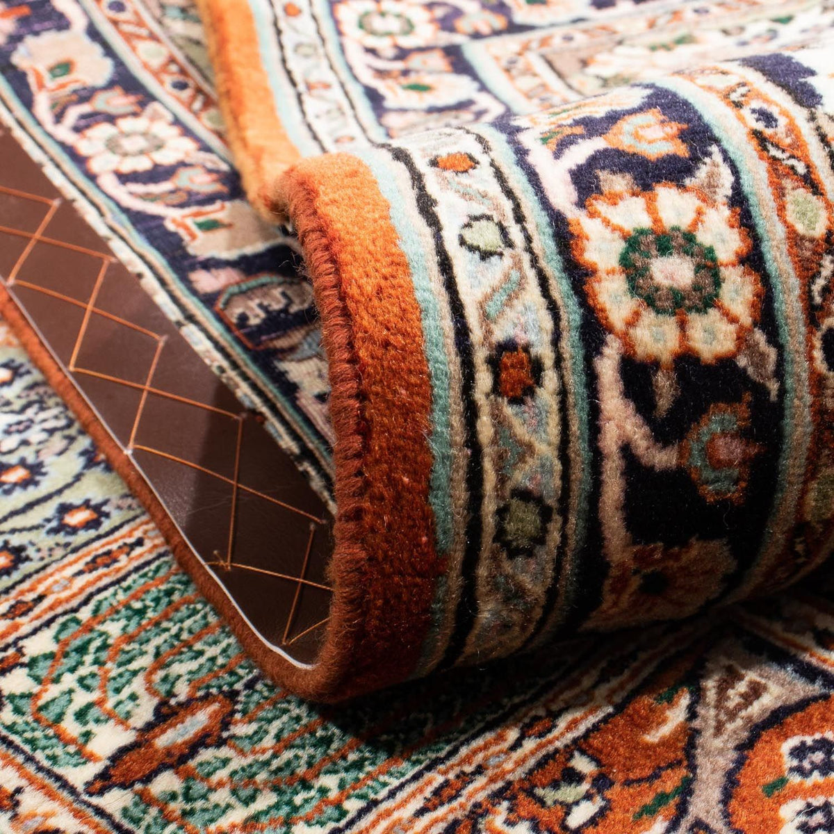 Dywan perski - Klasyczny kwadratowy  - 195 x 189 cm - wielokolorowy