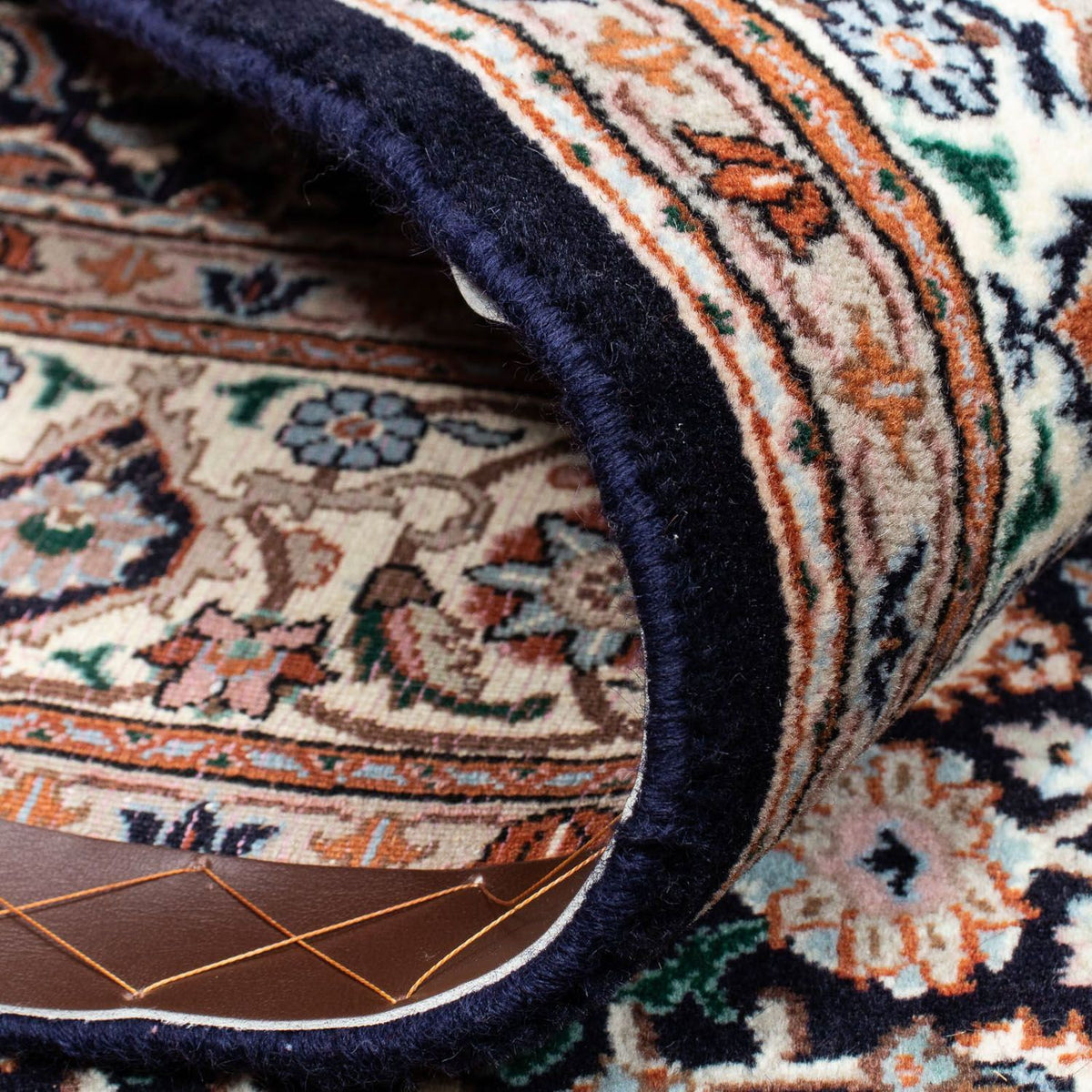 Dywan perski - Klasyczny - 221 x 149 cm - ciemnoniebieski