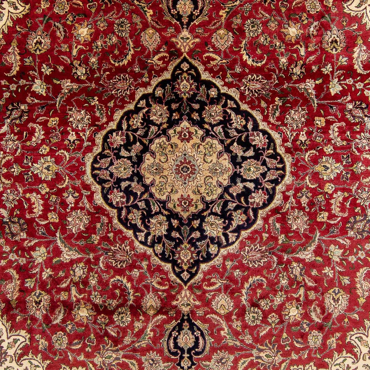 Dywan perski - Tabriz - 380 x 300 cm - ciemna czerwień