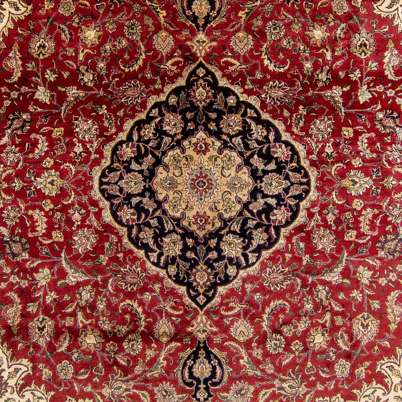 Dywan perski - Tabriz - 380 x 300 cm - ciemna czerwień