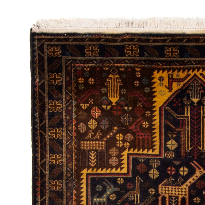 Biegacz Dywan beludżycki - 220 x 109 cm - ciemnoniebieski