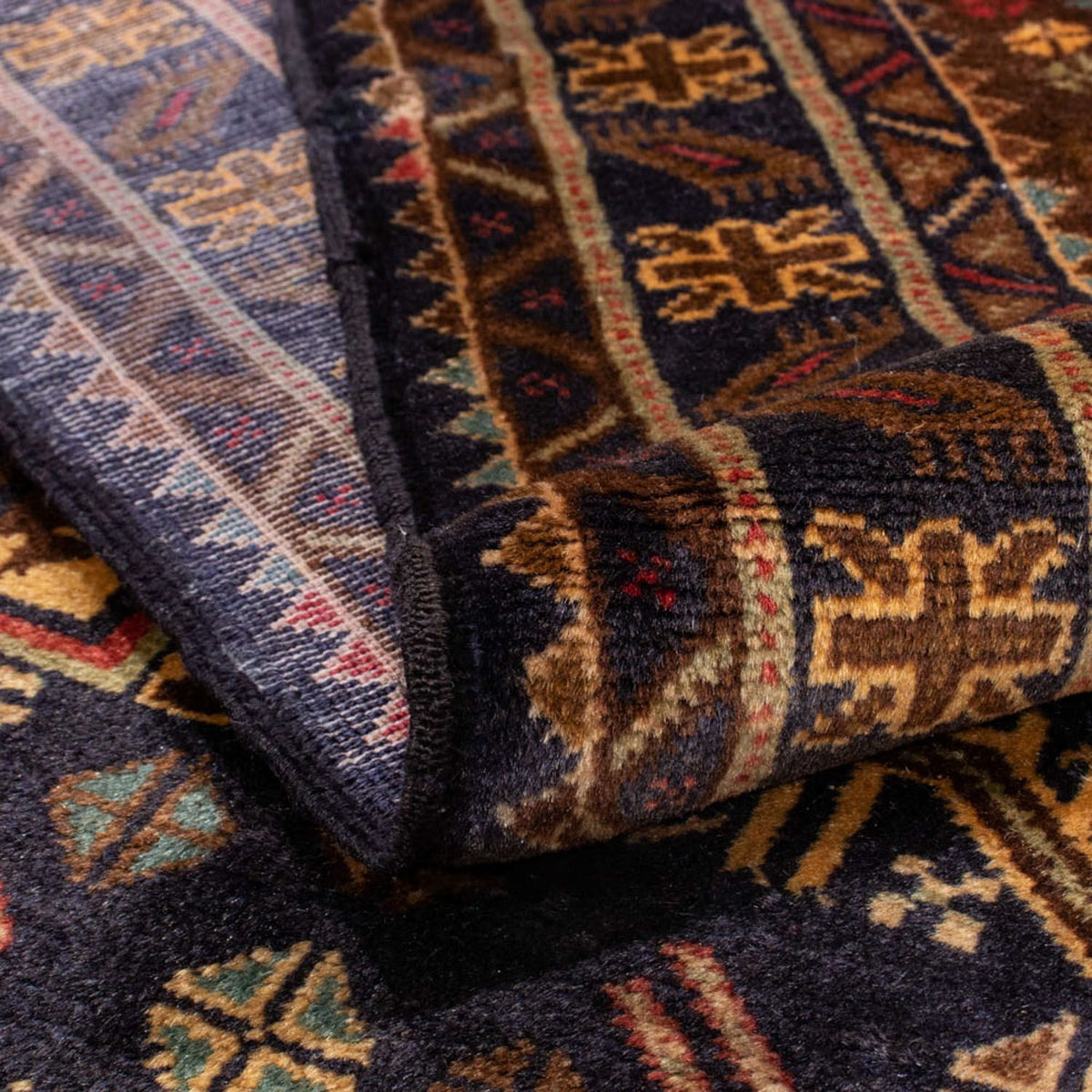 Biegacz Dywan beludżycki - 220 x 109 cm - ciemnoniebieski