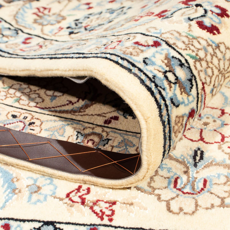 Dywan perski - Nain - Królewski kwadratowy  - 203 x 202 cm - beżowy