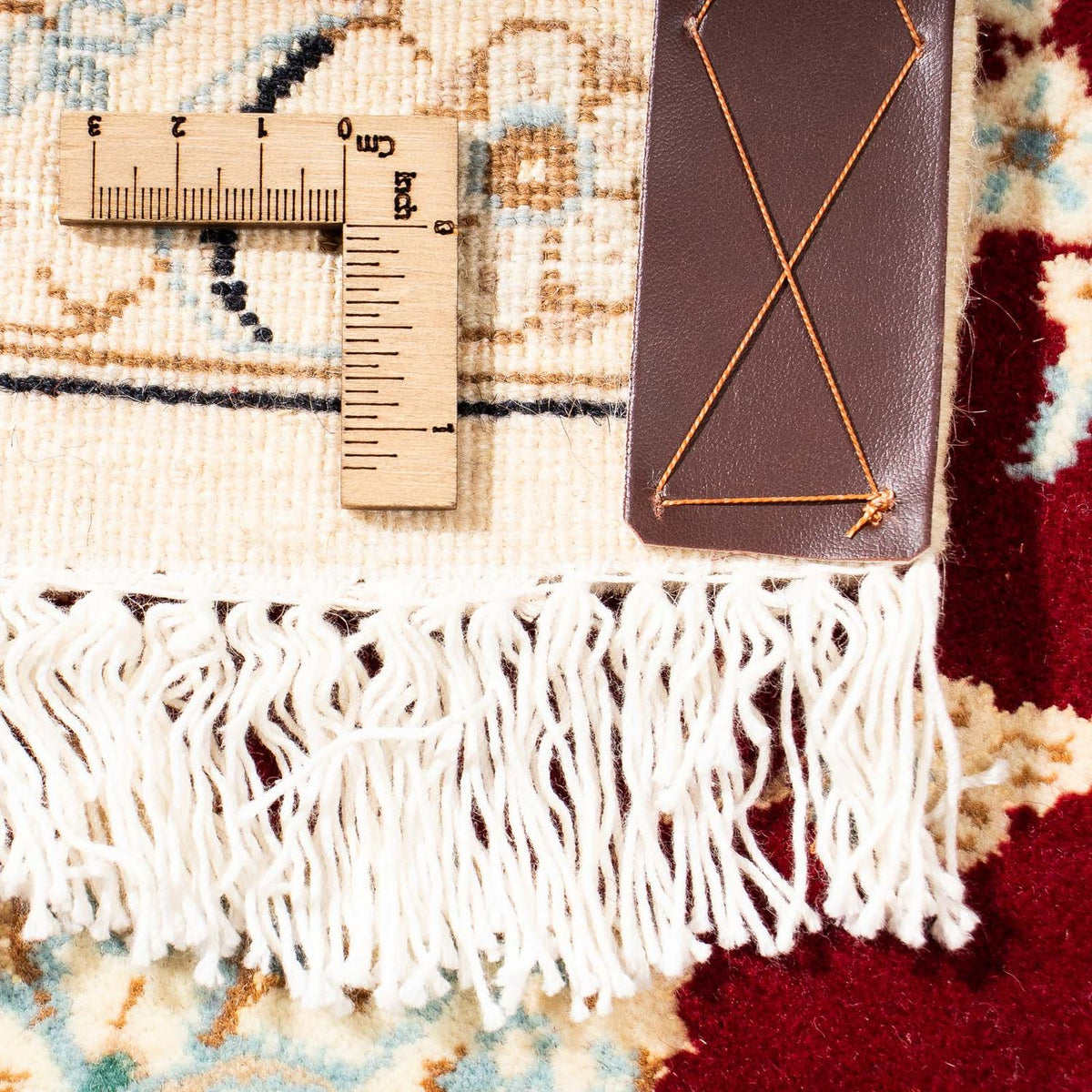 Dywan perski - Nain - Królewski - 236 x 157 cm - ciemna czerwień