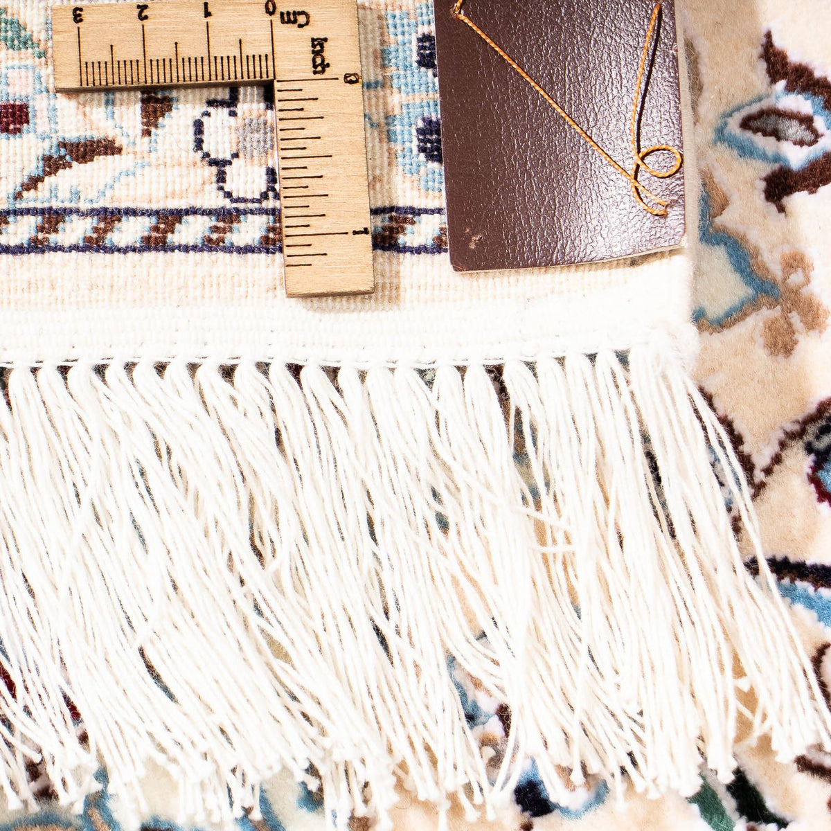 Dywan perski - Nain - Premium - 196 x 158 cm - ciemna czerwień