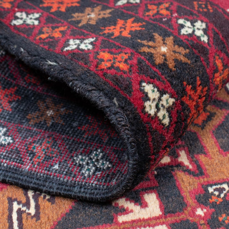 Dywan beludżycki - 163 x 85 cm - ciemna czerwień